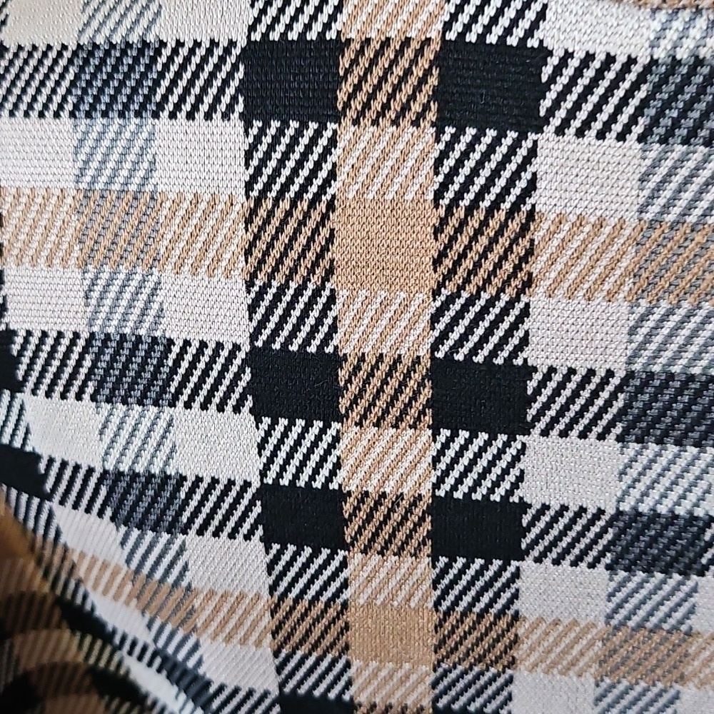Maurices Caramel, Tan, and Brown Checkered Blazer NWOT - Picture 4 of 16